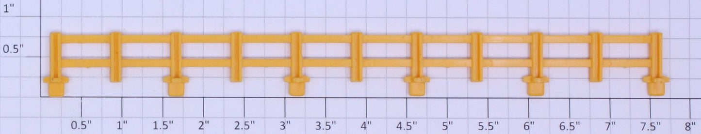 Lionel 1887-8D Long Dark Yellow Fence Section