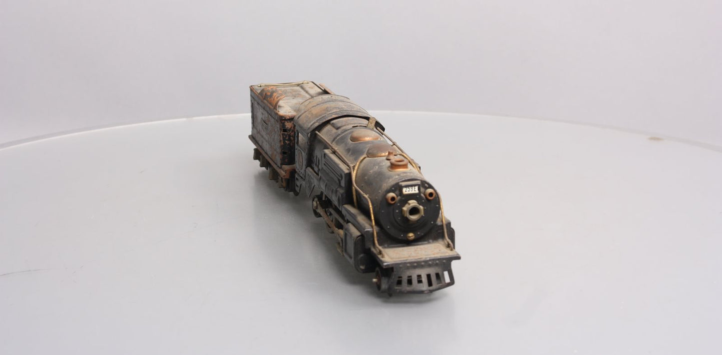 Lionel 259E Vintage O Prewar 2-4-2 Streamlined Steam Locomotive & Tender