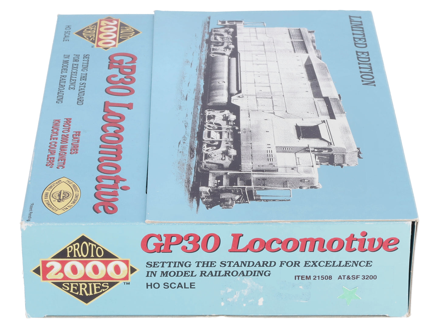 Proto 2000 21508 HO ATSF GP30 Diesel Locomotive #3200 w/DCC EX/Box