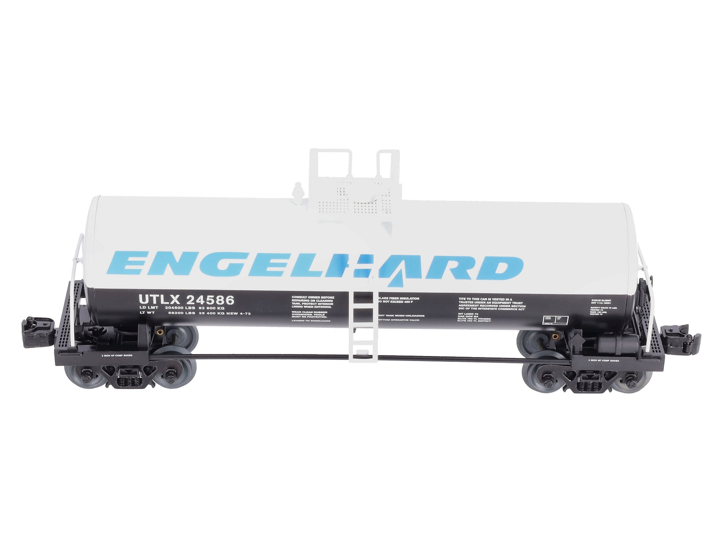 Lionel 6-82859 O Gauge Engelhard Unibody Tank Car #24586