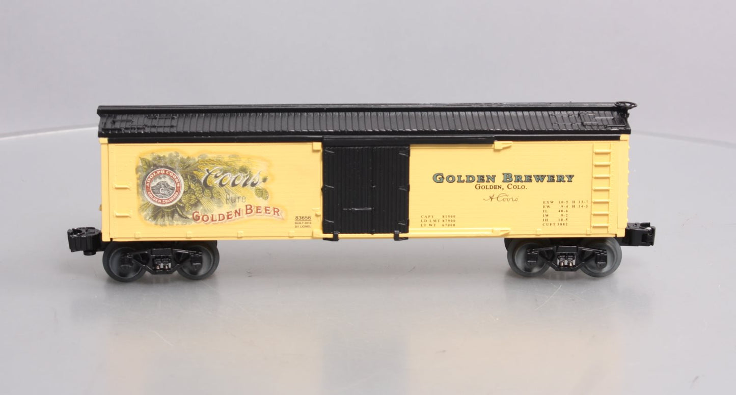 Lionel 6-83656 O Coors Beer Reefer W/Operating Doors