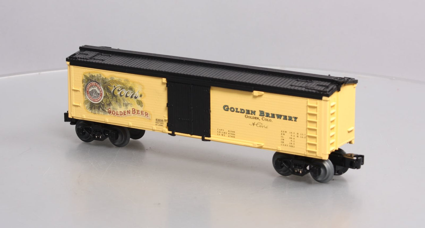 Lionel 6-83656 O Coors Beer Reefer W/Operating Doors