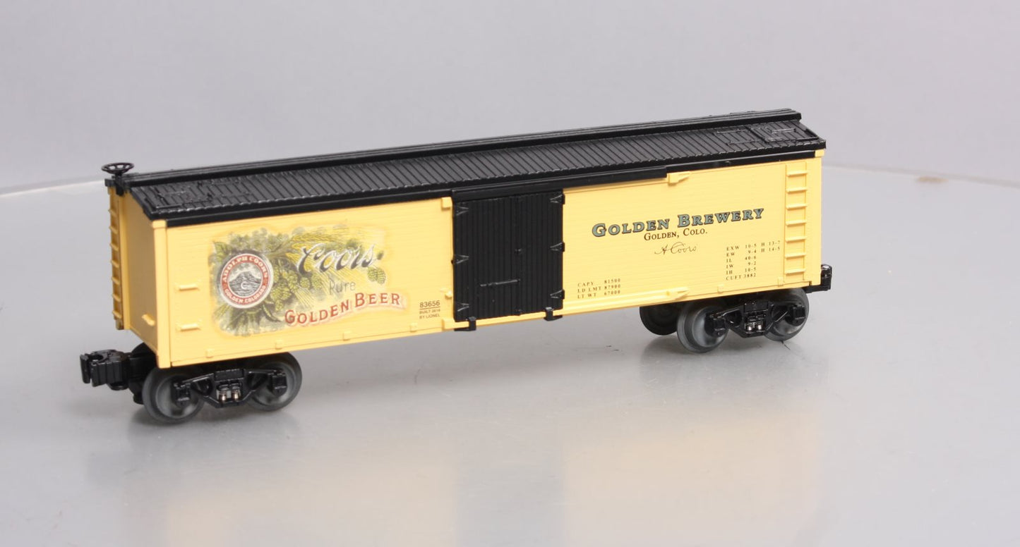 Lionel 6-83656 O Coors Beer Reefer W/Operating Doors