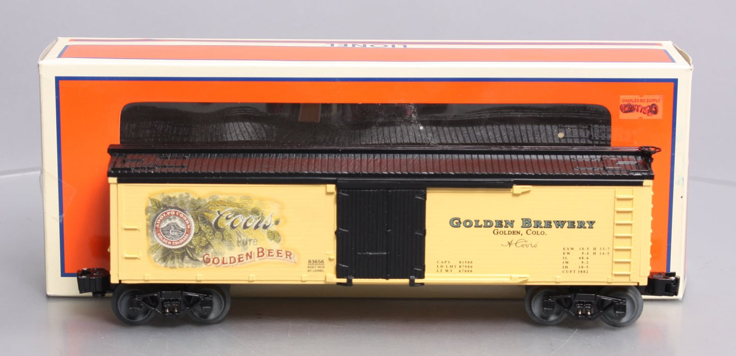 Lionel 6-83656 O Coors Beer Reefer W/Operating Doors