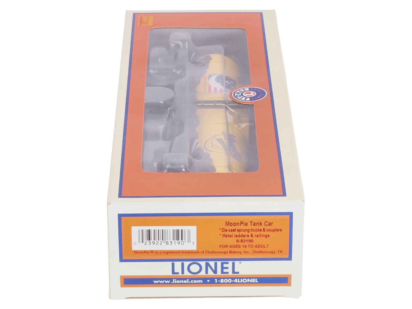 Lionel 6-83190 O Gauge Moon Pie Tank Car