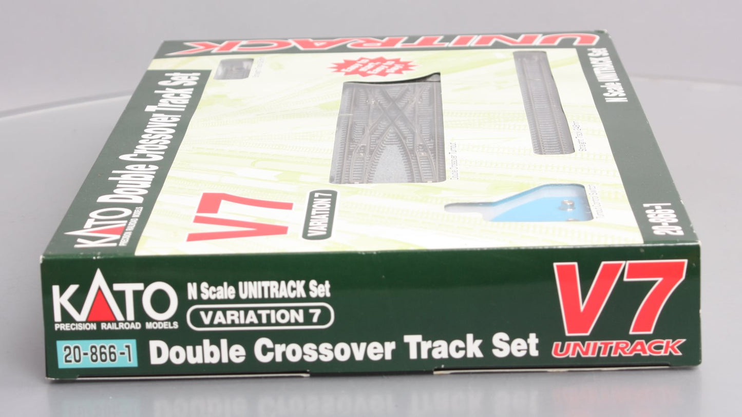 Kato 20-866-1 N Scale V7 Double Crossover Track Set