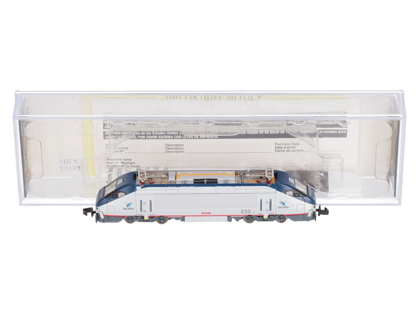 Bachmann 83054 N Amtrak HHP-8 Diesel Locomotive #650 w/DCC