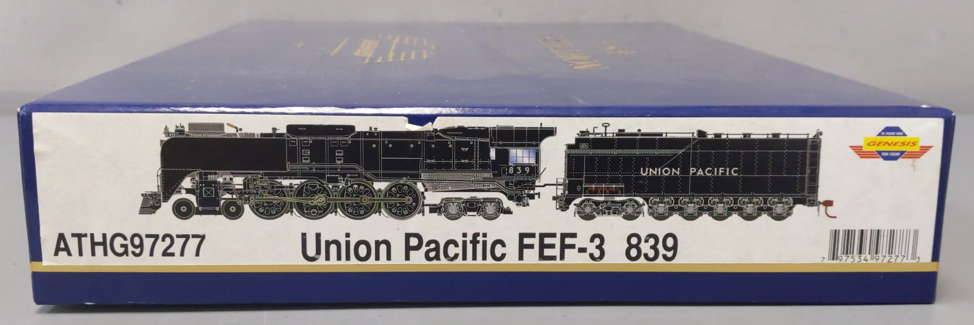 Athearn G97277 HO Union Pacific FEF-3 4-8-4 Steam Locomotive #839 DCC –  Trainz