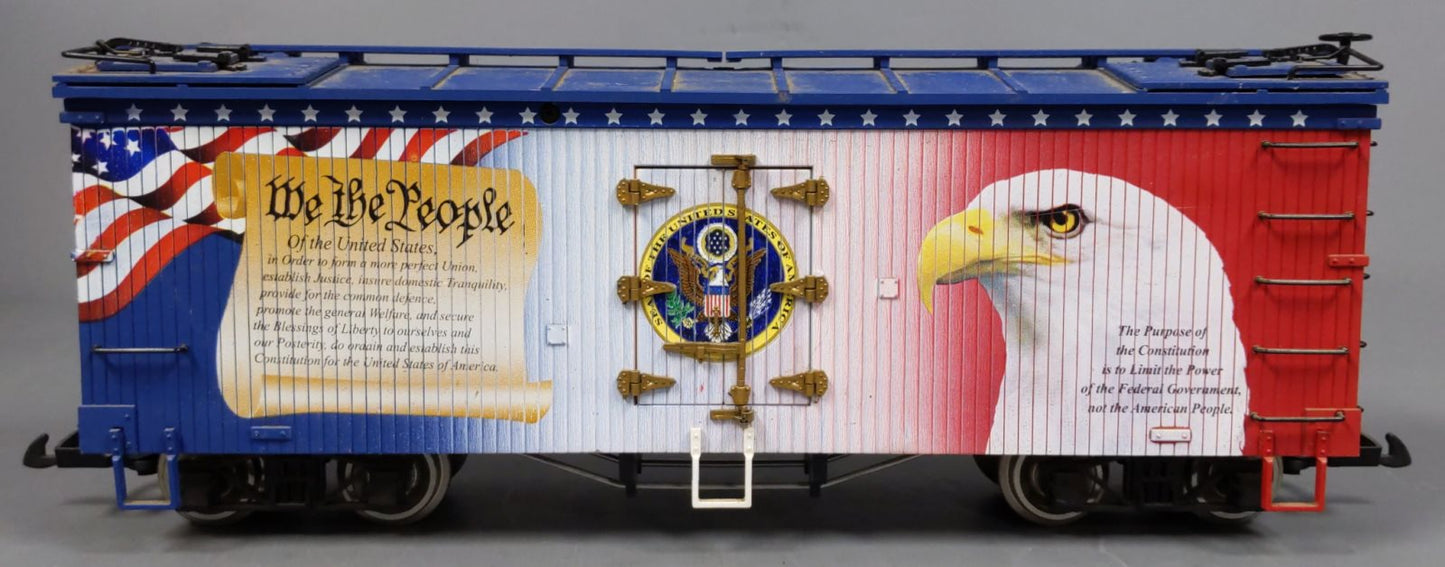 USA Trains R16498 G "We The People" Patriotic Car U.S. Refrigerator Cars