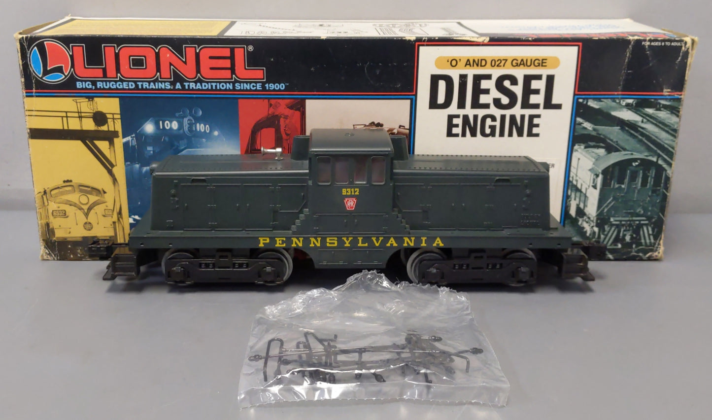 Lionel 6-18905 O Gauge Pennsylvania 44 Ton Diesel Switcher #9312 EX/Box