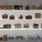 Atlas & Other N Scale Custom Assorted Buildings & Bridges [25] VG