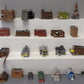 Atlas & Other N Scale Custom Assorted Buildings & Bridges [25] VG