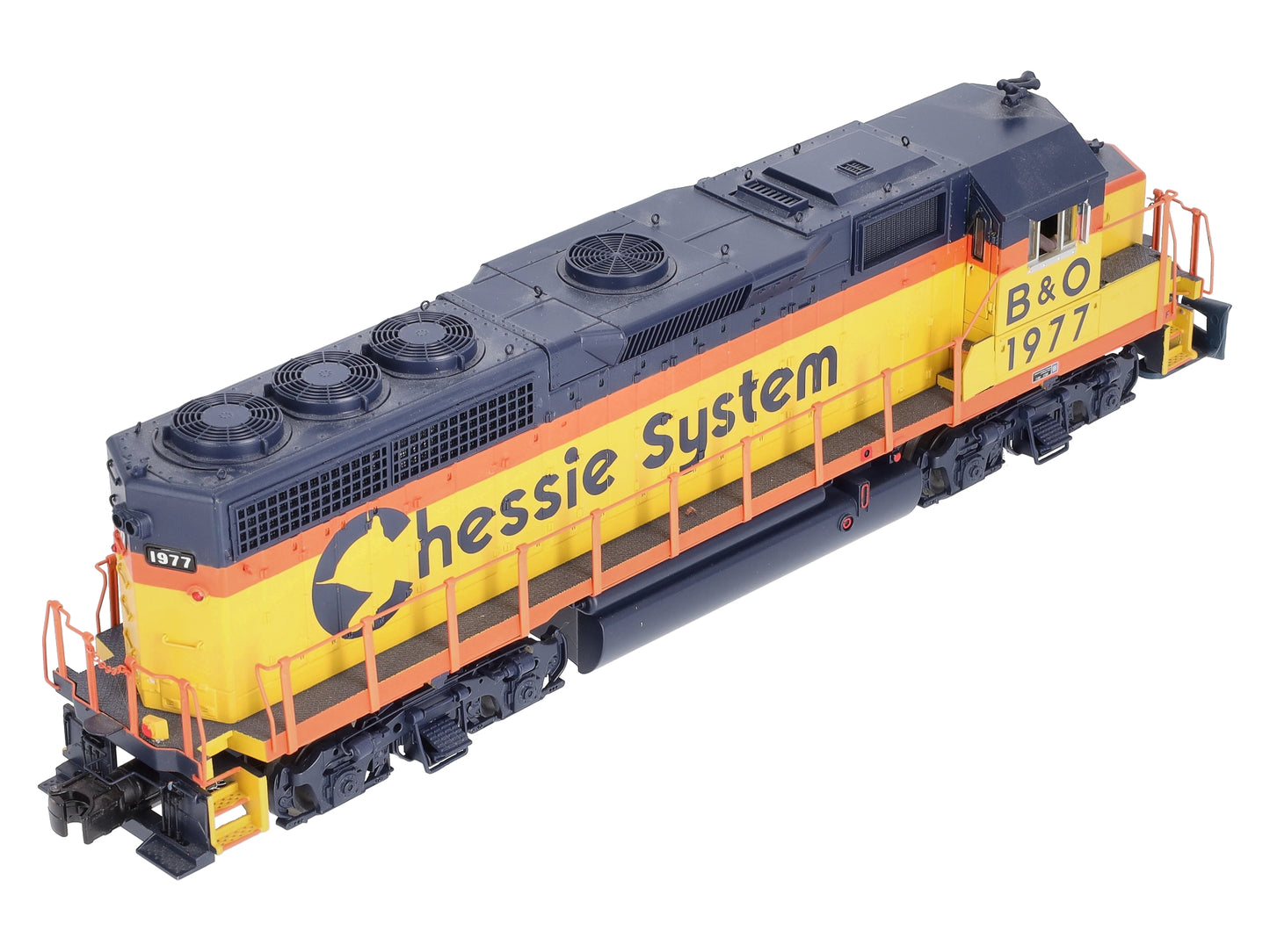 MTH 20-21026-1 O C&O Chessie GP40 Diesel Locomotive #1977 w/ PS3 EX/Box