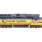 MTH 20-21026-1 O C&O Chessie GP40 Diesel Locomotive #1977 w/ PS3 EX/Box