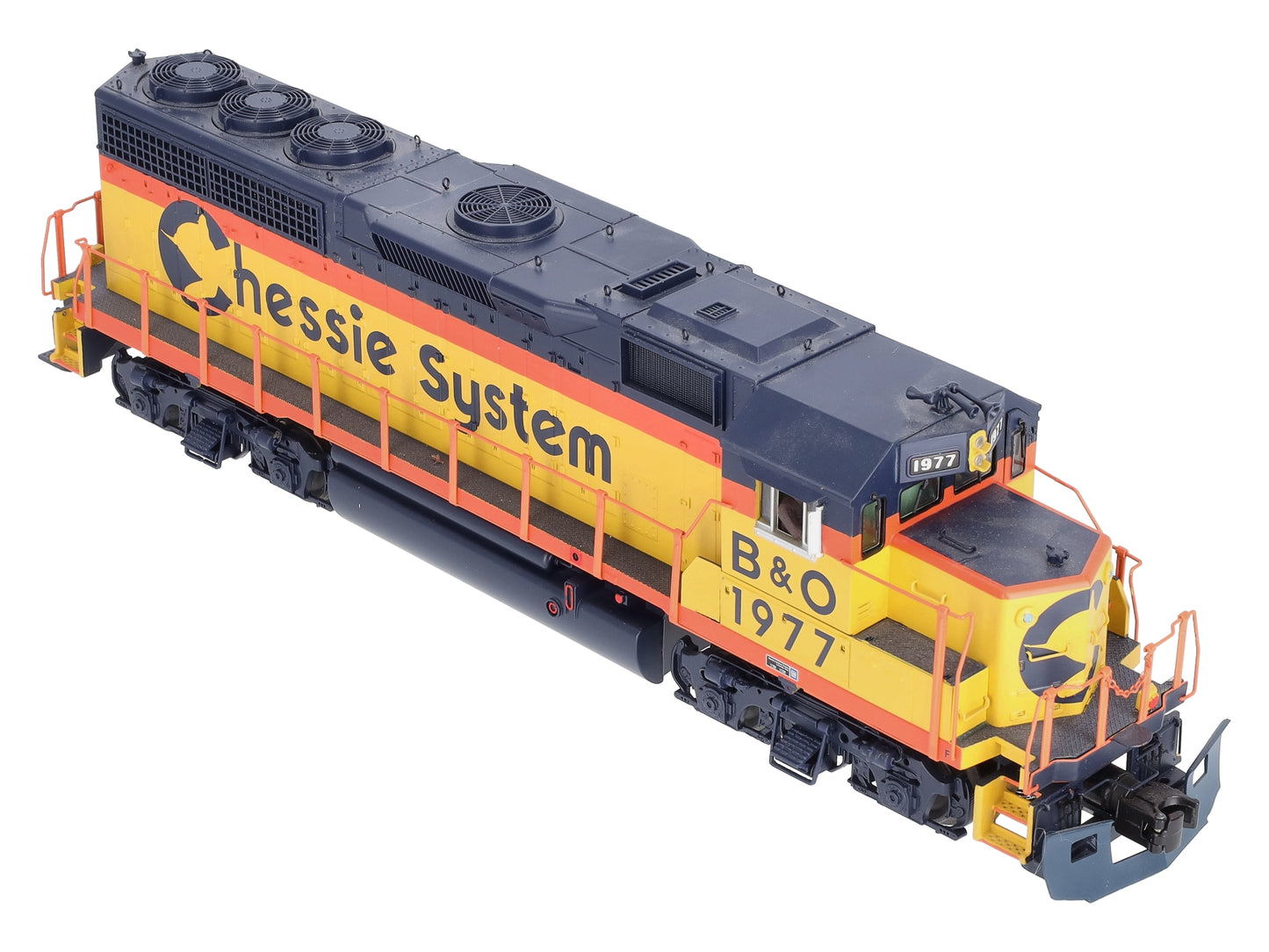 MTH 20-21026-1 O C&O Chessie GP40 Diesel Locomotive #1977 w/ PS3 EX/Box