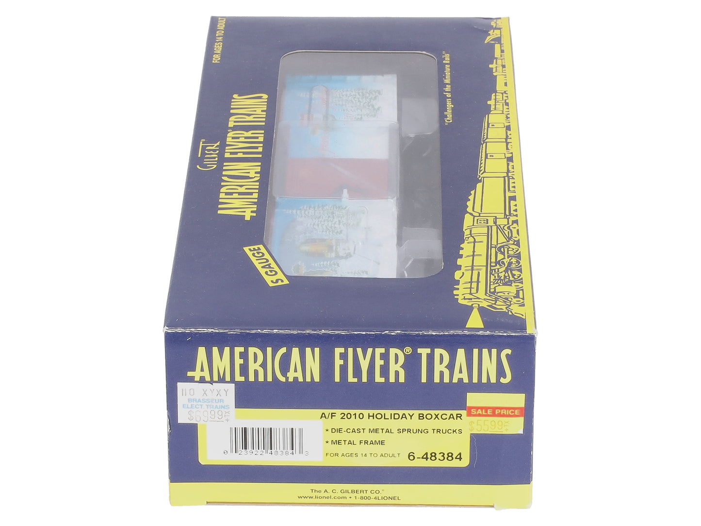 American Flyer 6-48384 S Scale Holiday 2010 Boxcar