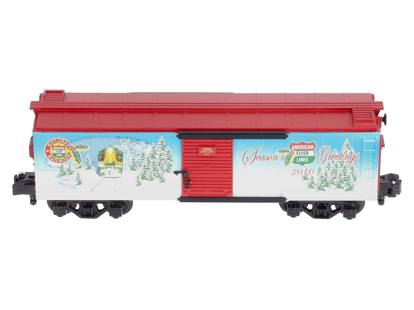 American Flyer 6-48384 S Scale Holiday 2010 Boxcar