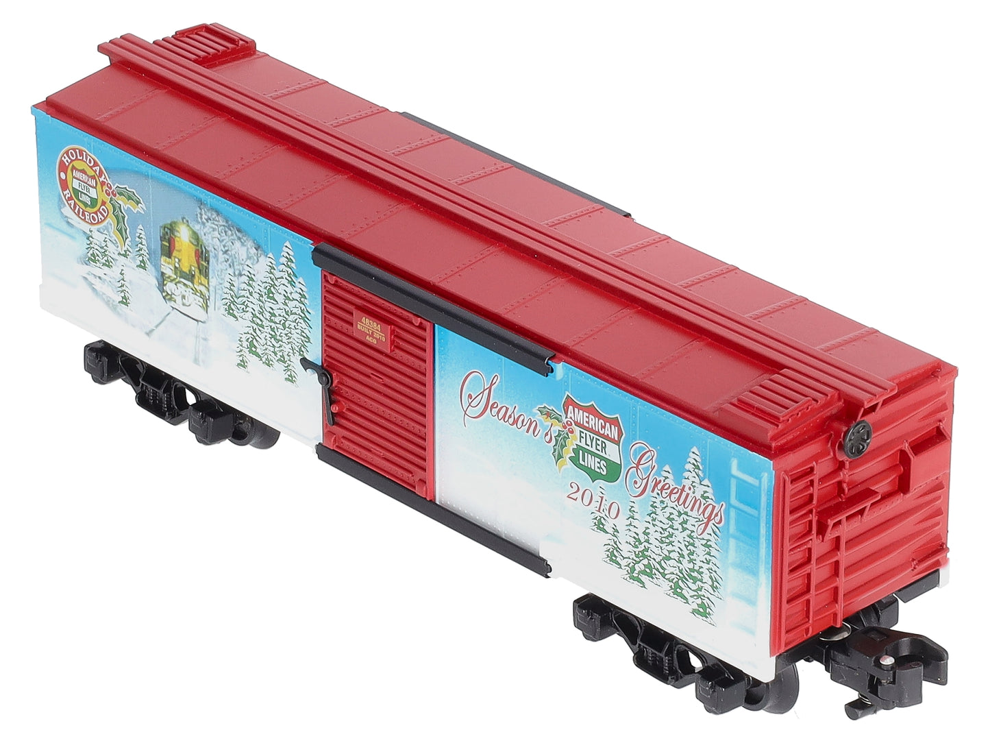 American Flyer 6-48384 S Scale Holiday 2010 Boxcar