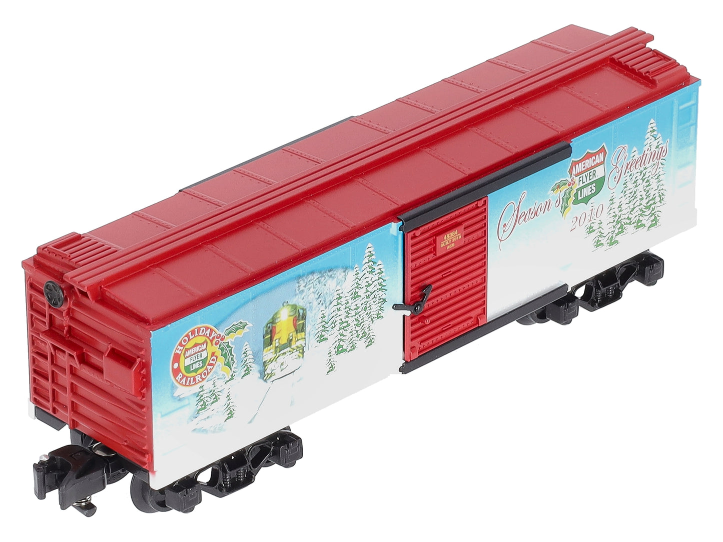 American Flyer 6-48384 S Scale Holiday 2010 Boxcar