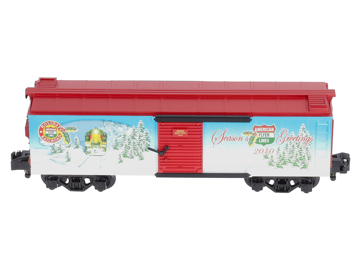 American Flyer 6-48384 S Scale Holiday 2010 Boxcar