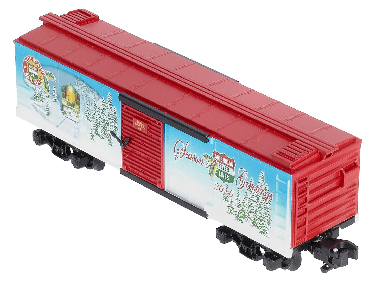 American Flyer 6-48384 S Scale Holiday 2010 Boxcar