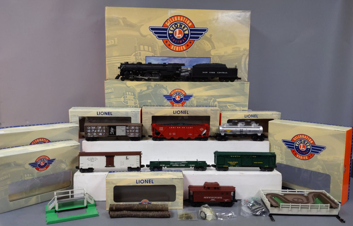 Lionel 6-31739 O Santa Fe Super Steam Freight Train Set LN/Box