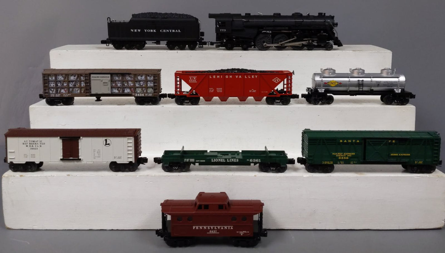 Lionel 6-31739 O Santa Fe Super Steam Freight Train Set LN/Box