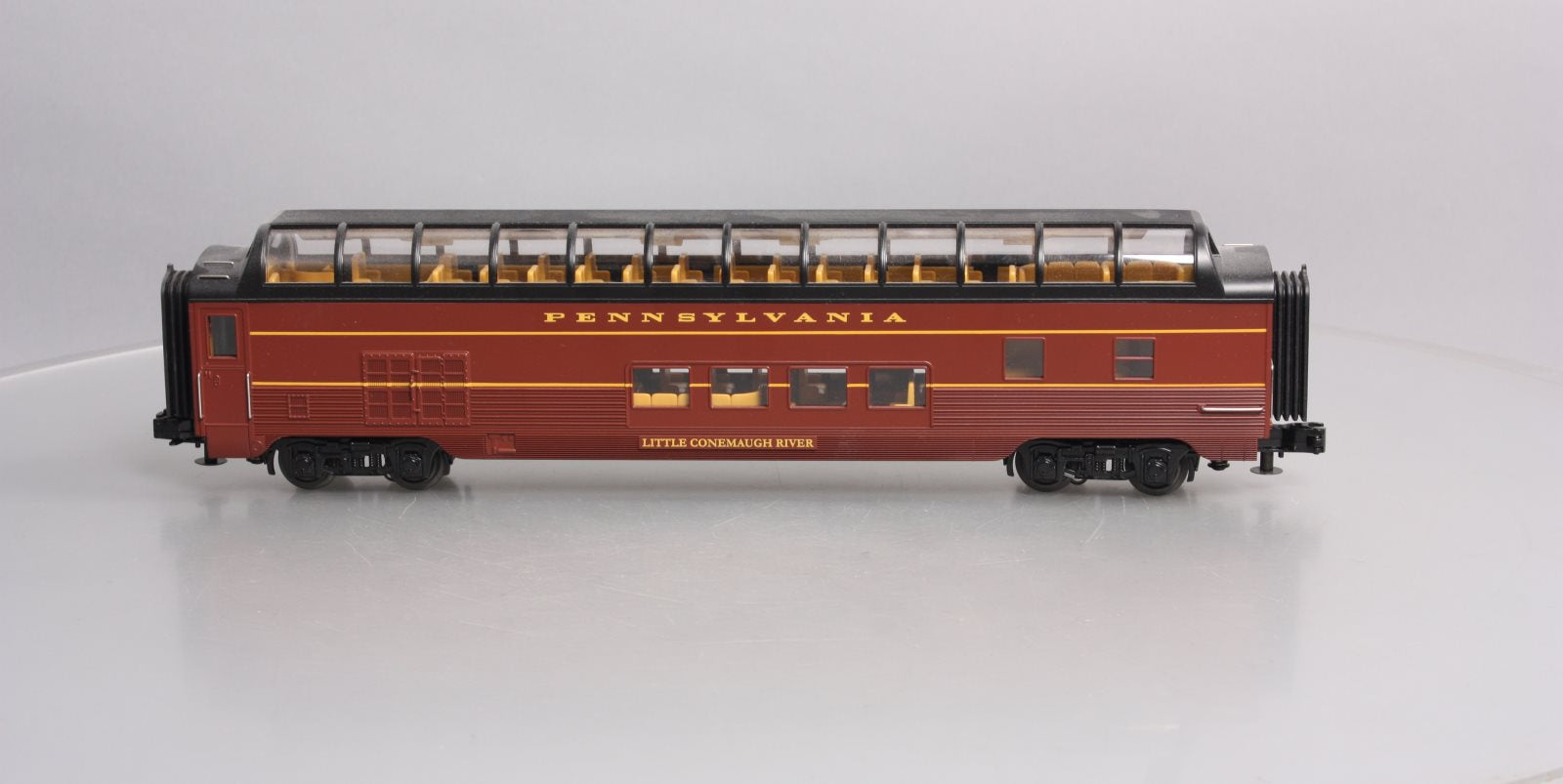 Rail King Pennsylvania 60’ streamlined full-length vista dome car cheapest