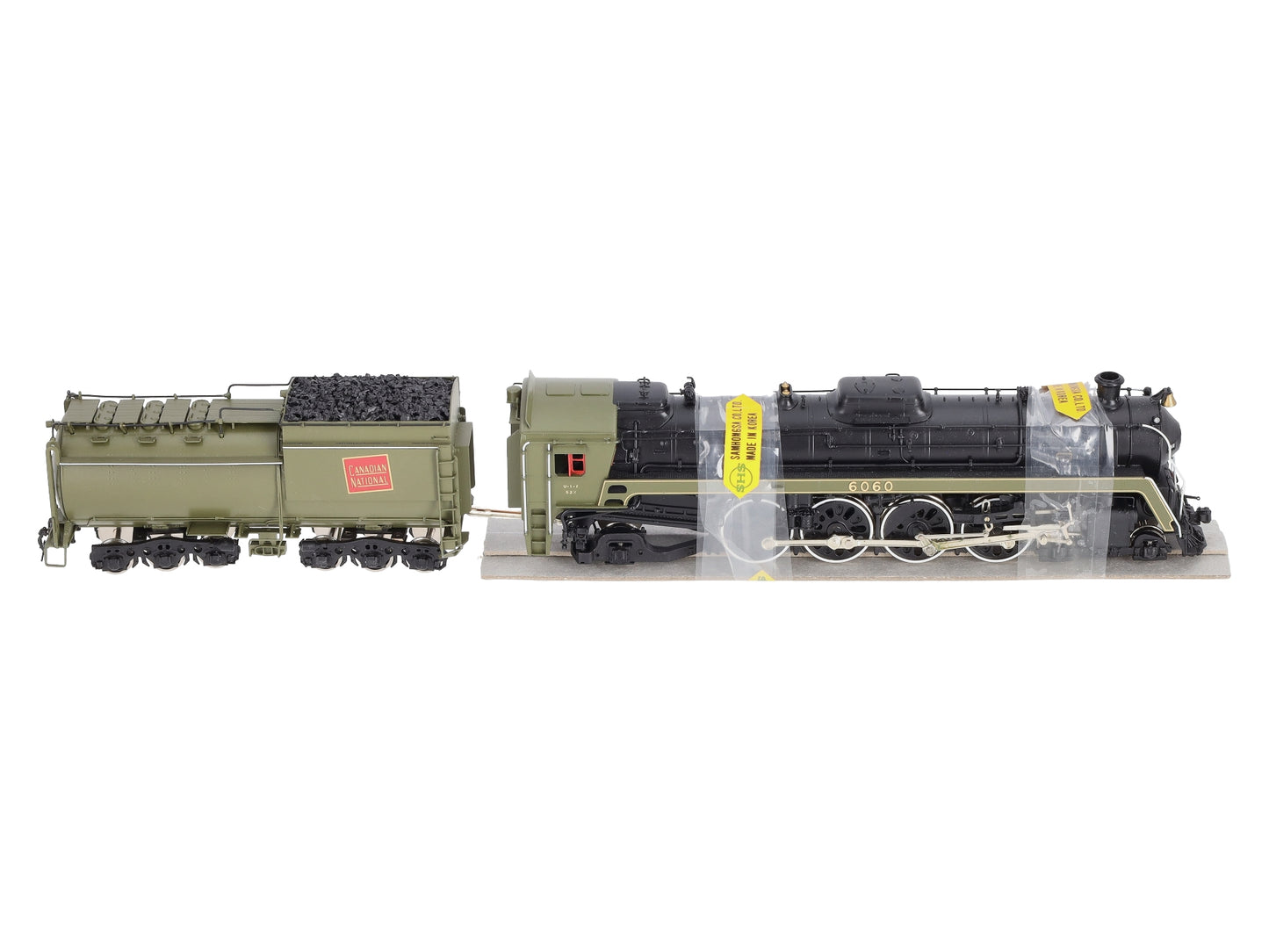 Van Hobbies HO BRASS CNR 4-8-2 Steam Loco & Tender #6060 LN/Box