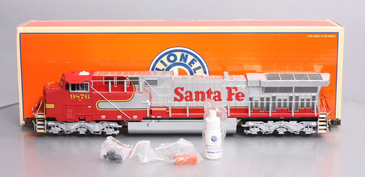 Lionel 6-28339 O ATSF Warbonnet Legacy AC6000 Diesel Locomotive #9876 VG/Box