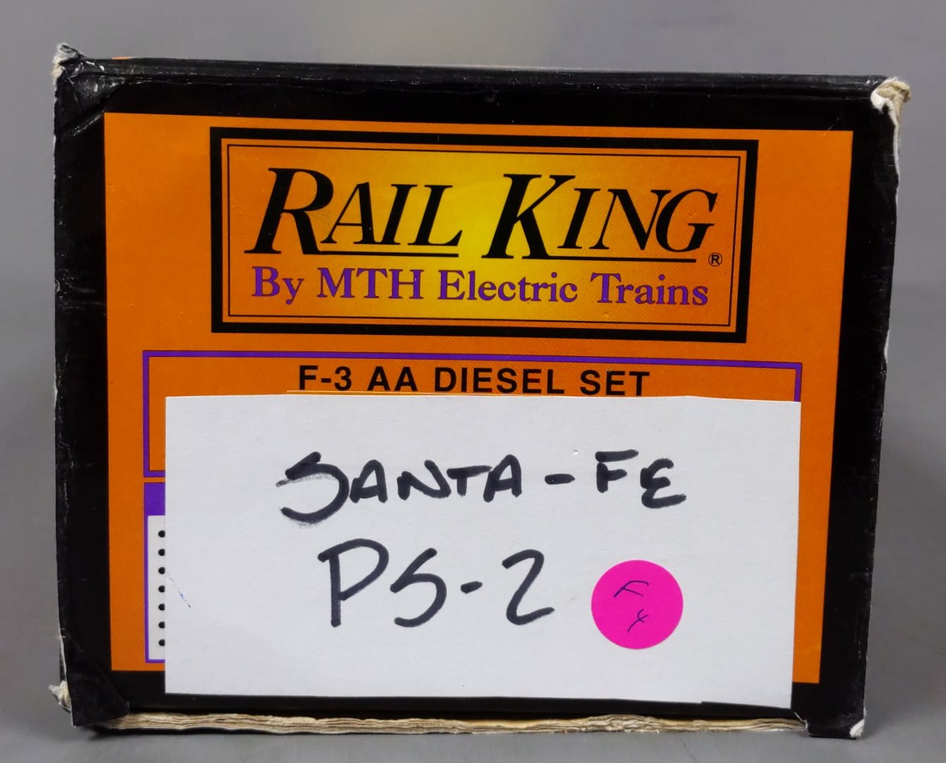 MTH O Santa Fe F-3 AA Engine Set w/PS2 #28/33 EX/Box