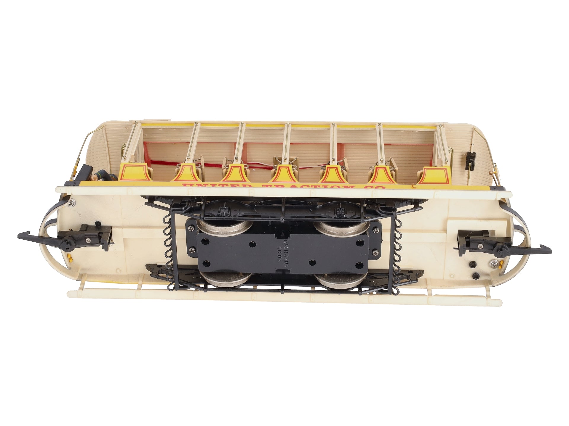 Bachmann 93938 G Scale United Traction Co Motorized Open Street Car VG –  Trainz