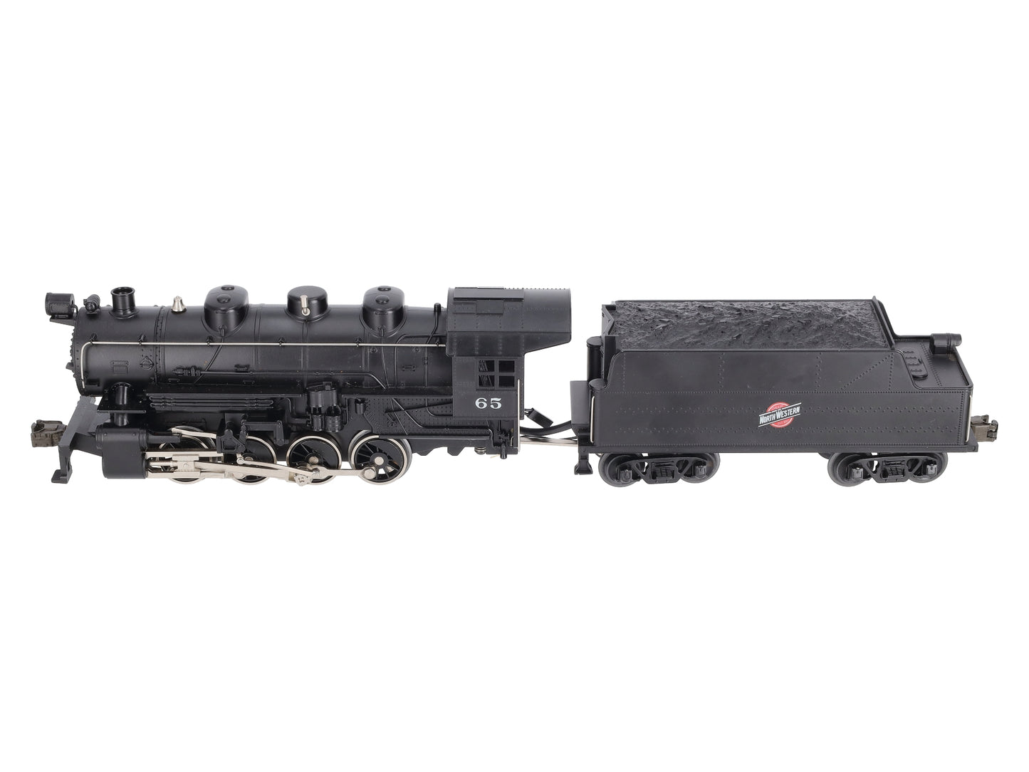 MTH 30-1112-1 O Chicago & Northwestern 0-8-0 Steam Locomotive Switcher w/PS1 #65 EX/Box