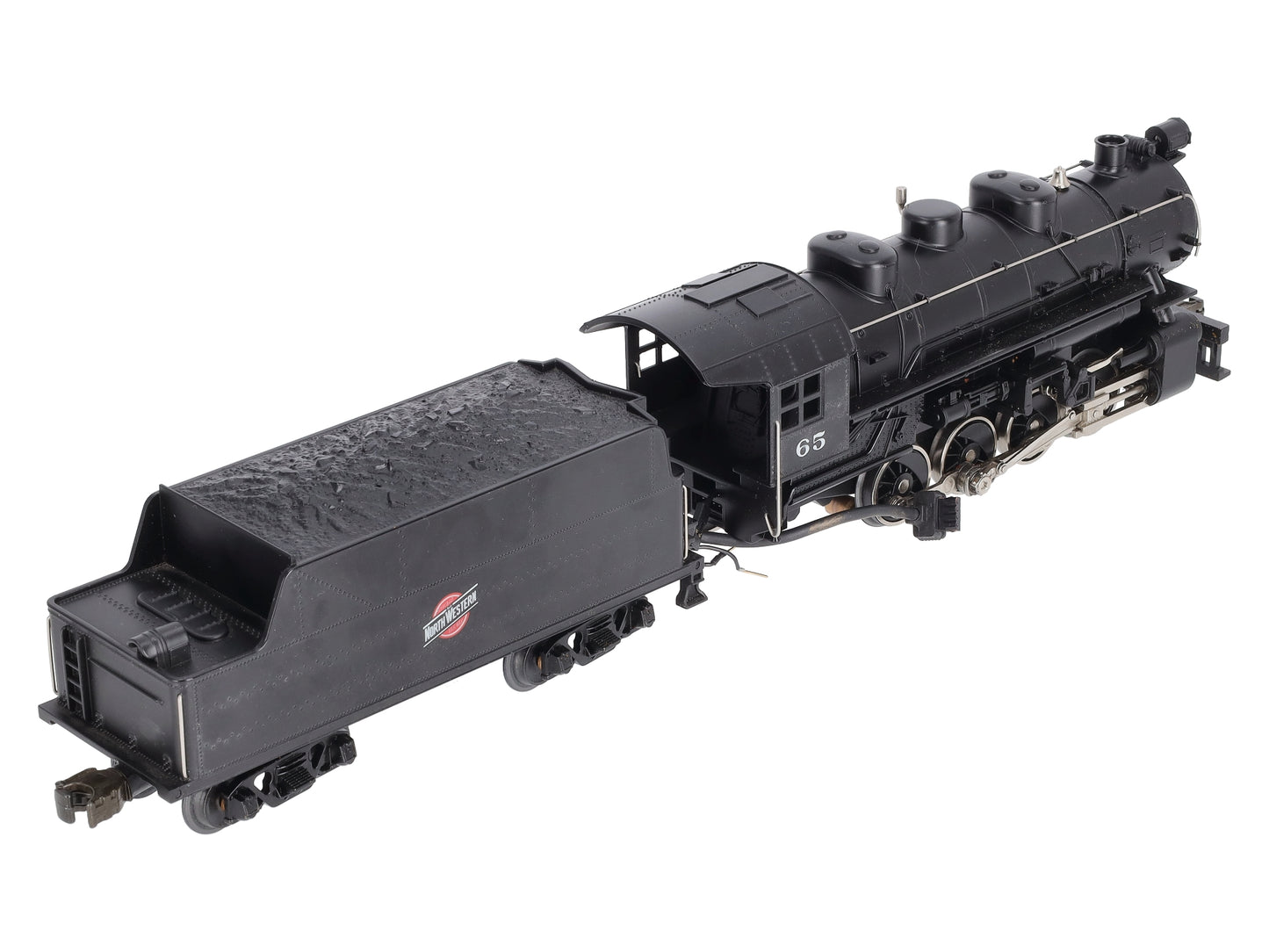 MTH 30-1112-1 O Chicago & Northwestern 0-8-0 Steam Locomotive Switcher w/PS1 #65 EX/Box