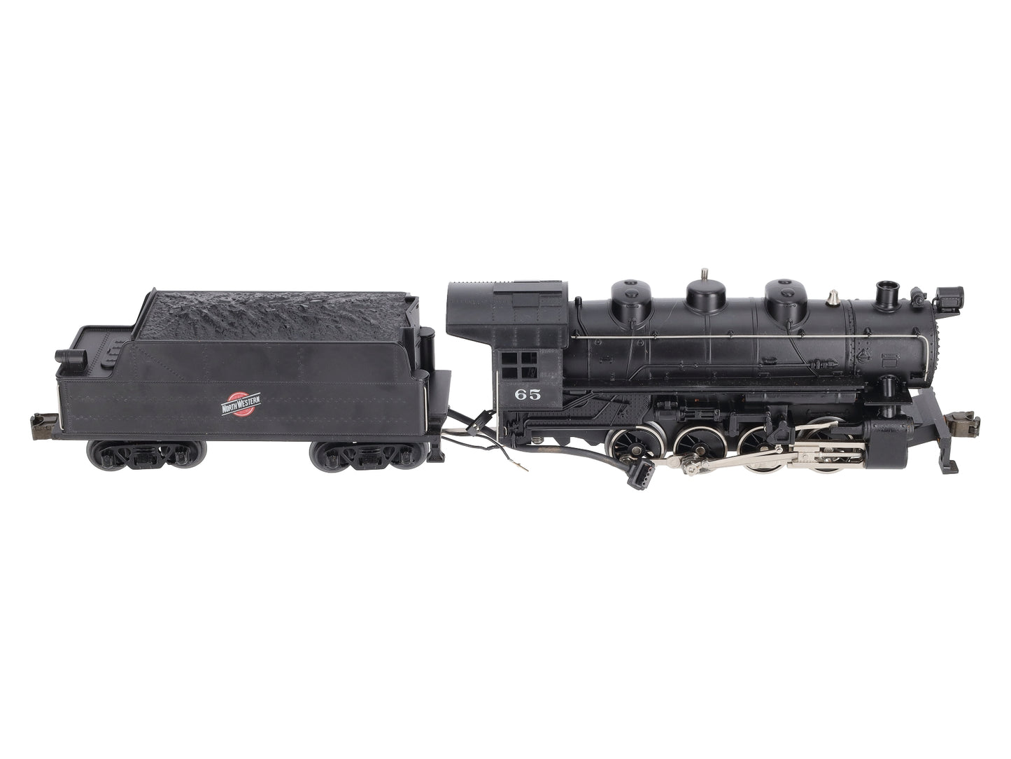 MTH 30-1112-1 O Chicago & Northwestern 0-8-0 Steam Locomotive Switcher w/PS1 #65 EX/Box