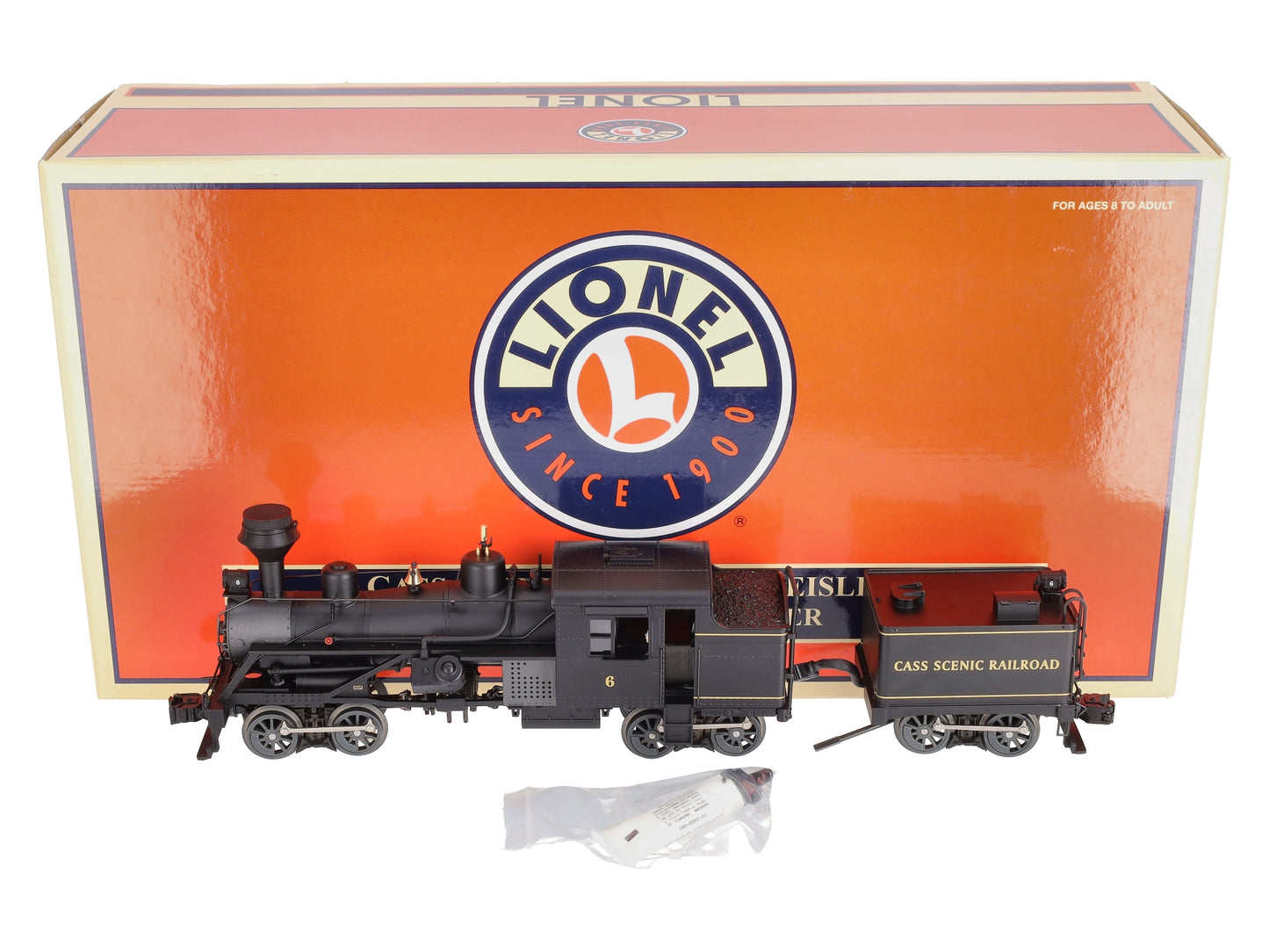 Lionel 6-38061 O Cass Scenic Railroad Heisler Locomotive & Tender #6