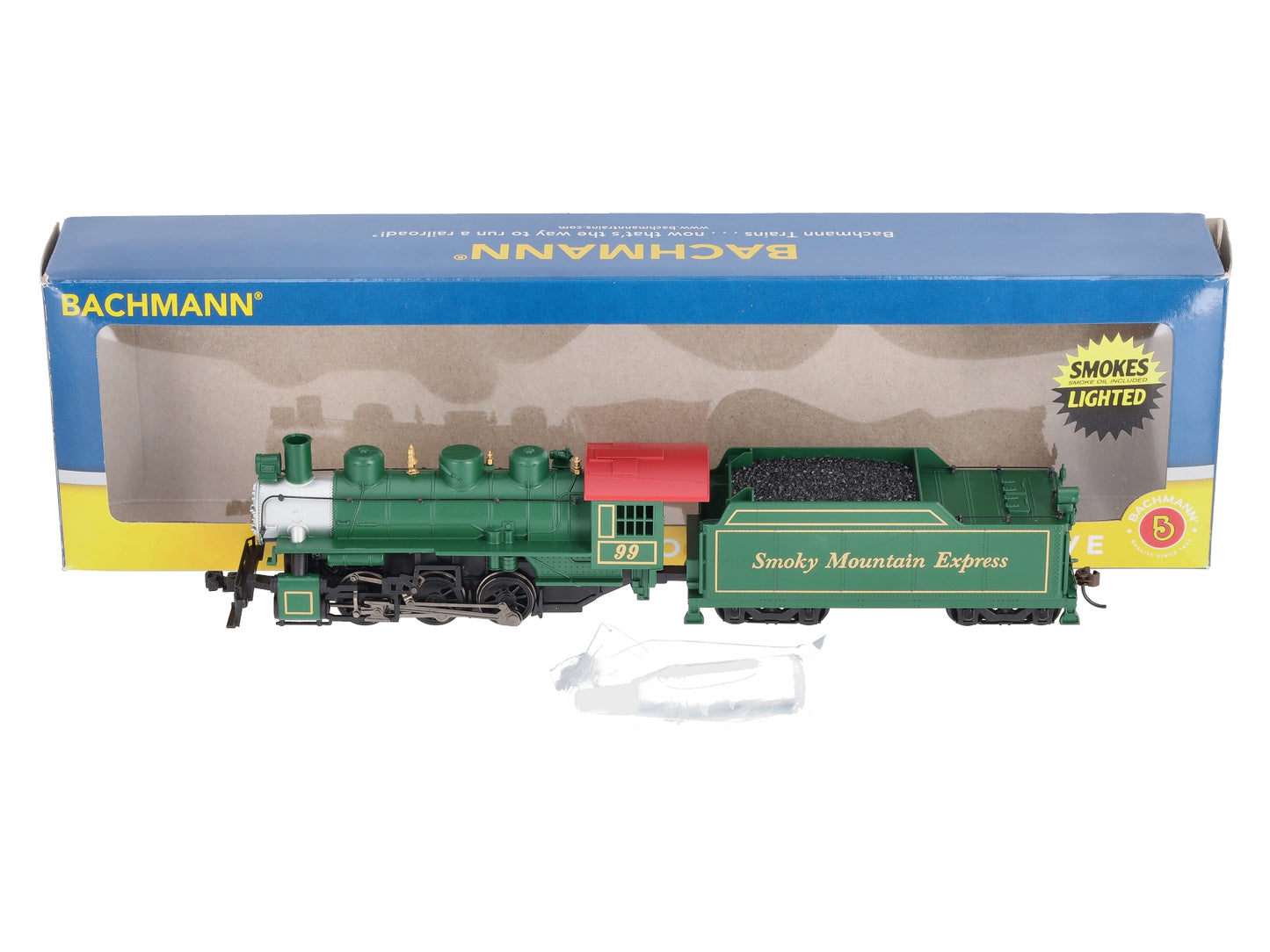 Bachmann 50402 HO Smoky Mountain USRA 0-6-0 Steam Locomotive w/Tender #99