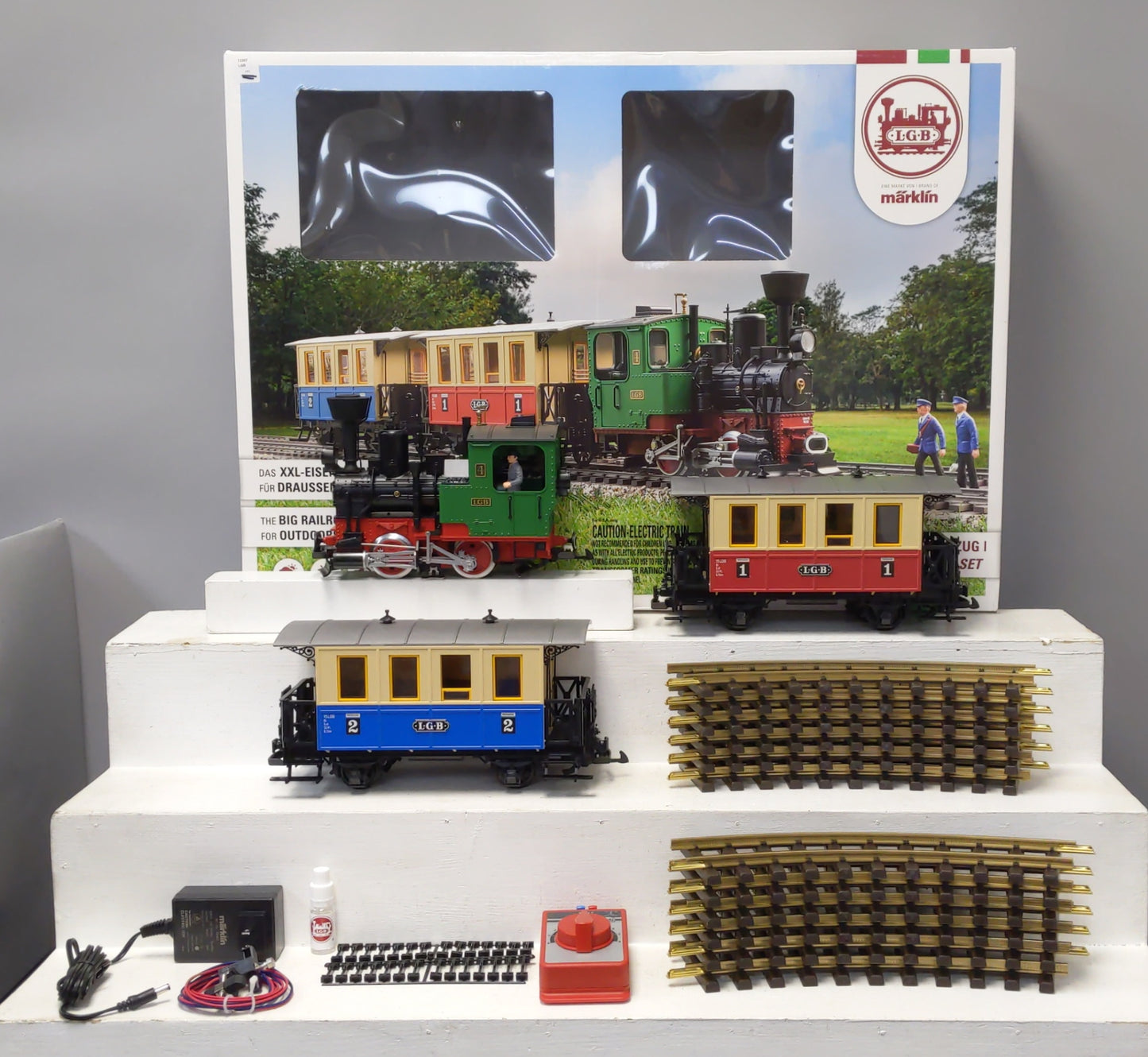 LGB 72307 G Gauge Steam Passenger Starter Train Set