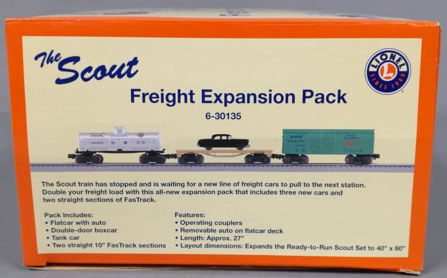 Lionel 6-30135 O Scout Freight Expansion Pack