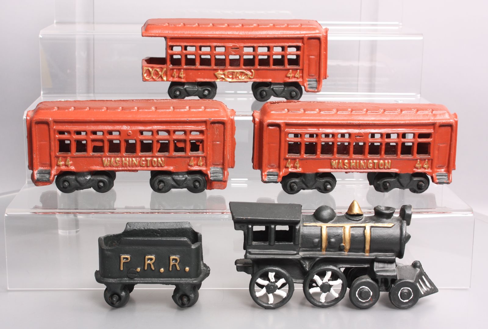 Vintage Cast Iron Toy Train Set 2024