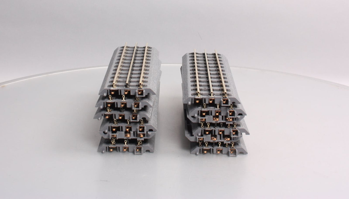 MTH 40-1001 O RealTrax Hollow Rails 10" Straight Track Section (12) EX