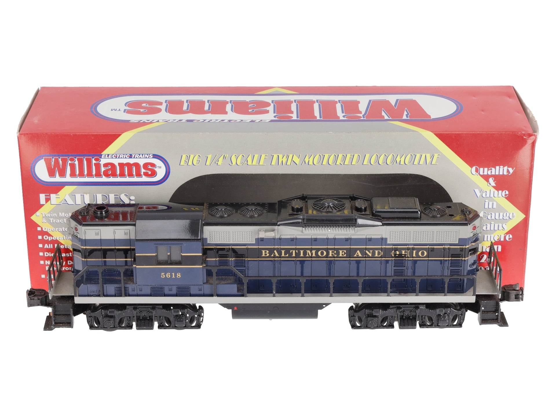 Williams Trains O, B & O, Chilhowie Rose, Blue 2024 & Gray, Customized, NEW with BOX