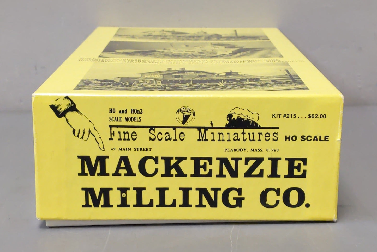 Fine Scale Miniatures 215 HO/HOn3 Scale Mackenzie Milling Co. Laser-Cut Kit