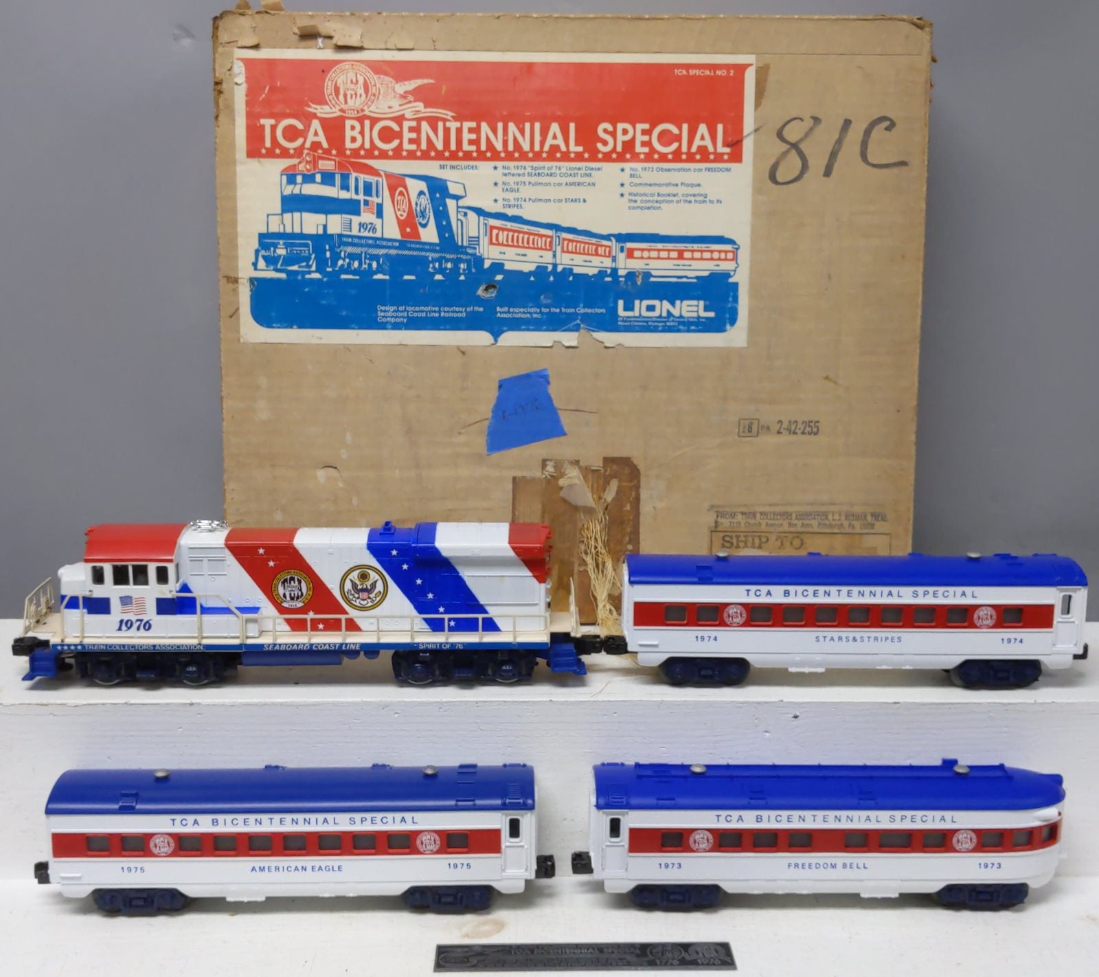 Lionel 6-1976 O Gauge TCA Bicentennial Train Set EX/Box – Trainz