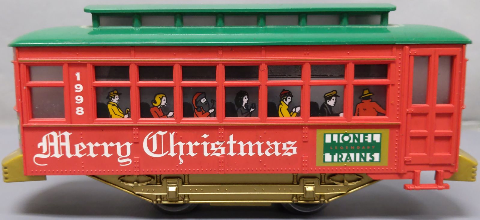 Lionel Trains O Gauge Holiday Trolley deals Cars from 1999 & 2000