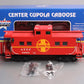 USA Trains R12169 G ATSF Ultimate Series Center-Cupola Steel Caboose