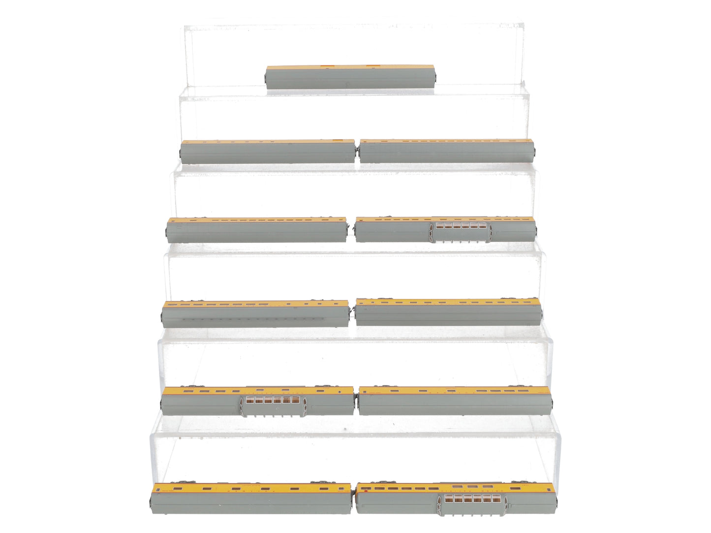 Kato 106-080 N Scale UP "City of Los Angeles" 11 Car Set with Unitrack Display