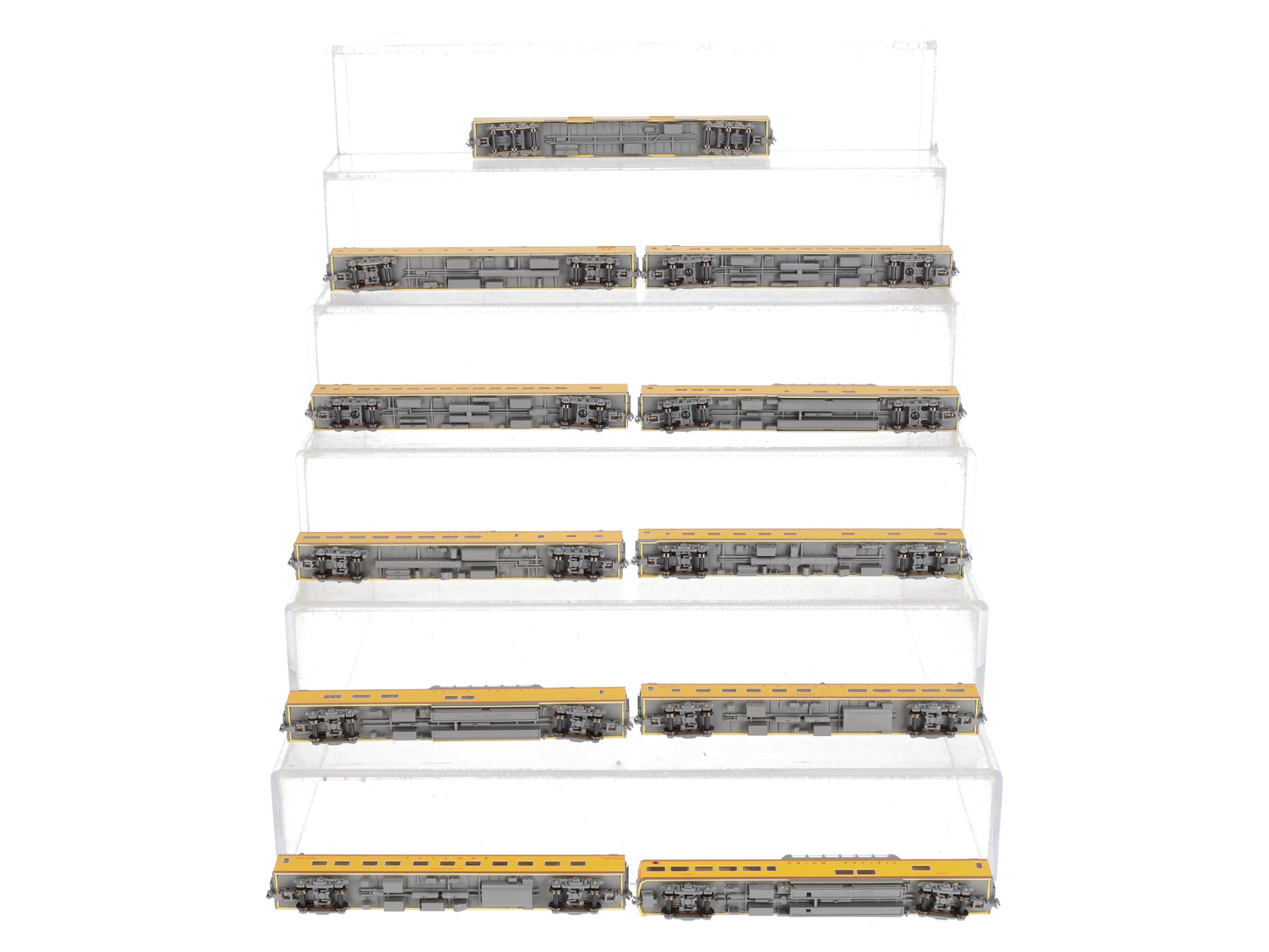 Kato 106-080 N Scale UP "City of Los Angeles" 11 Car Set with Unitrack Display