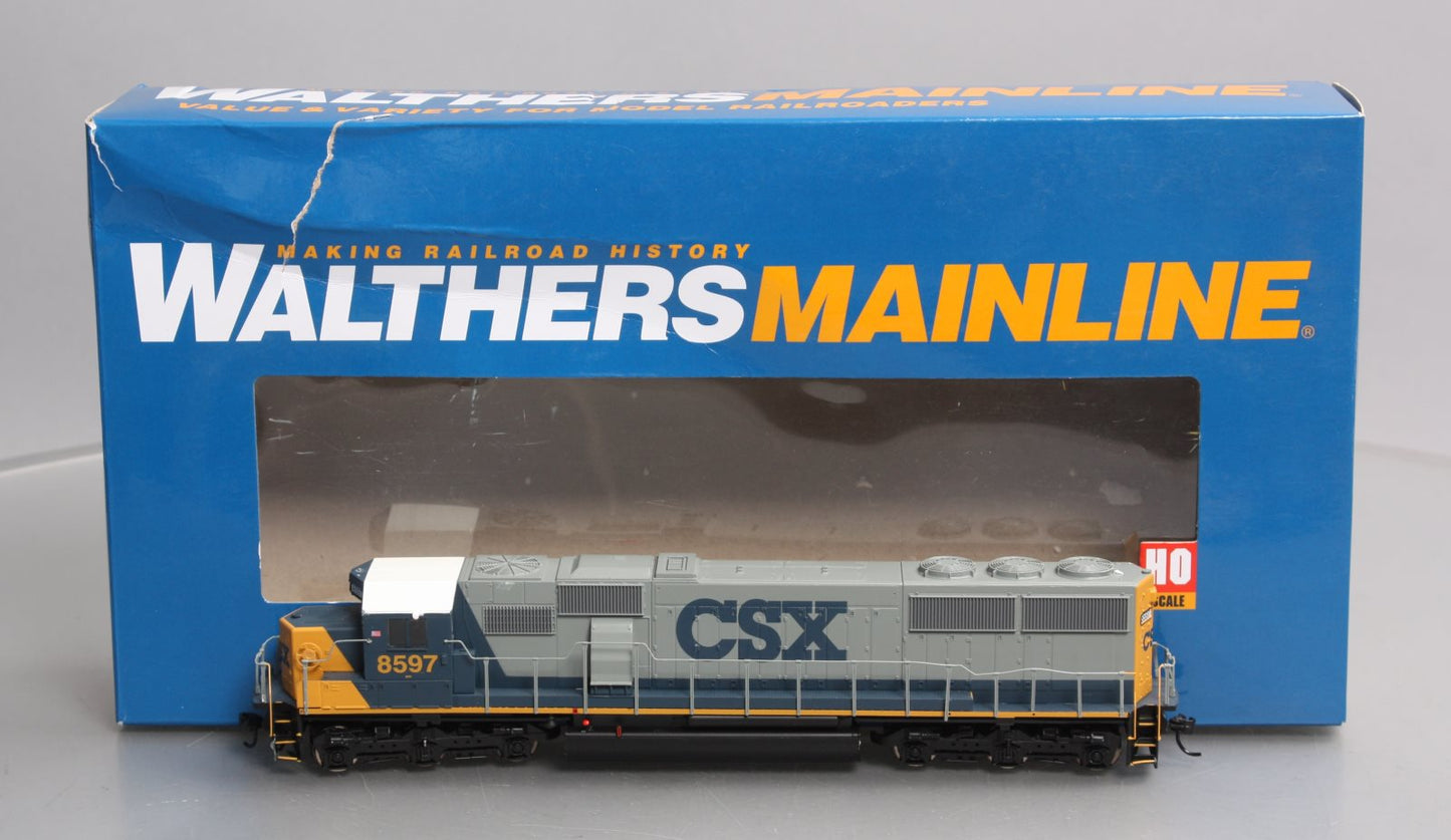 Walthers 910-20369 HO CSX SD50 Diesel Locomotive with ESU Sound/DCC #8597 VG/Box