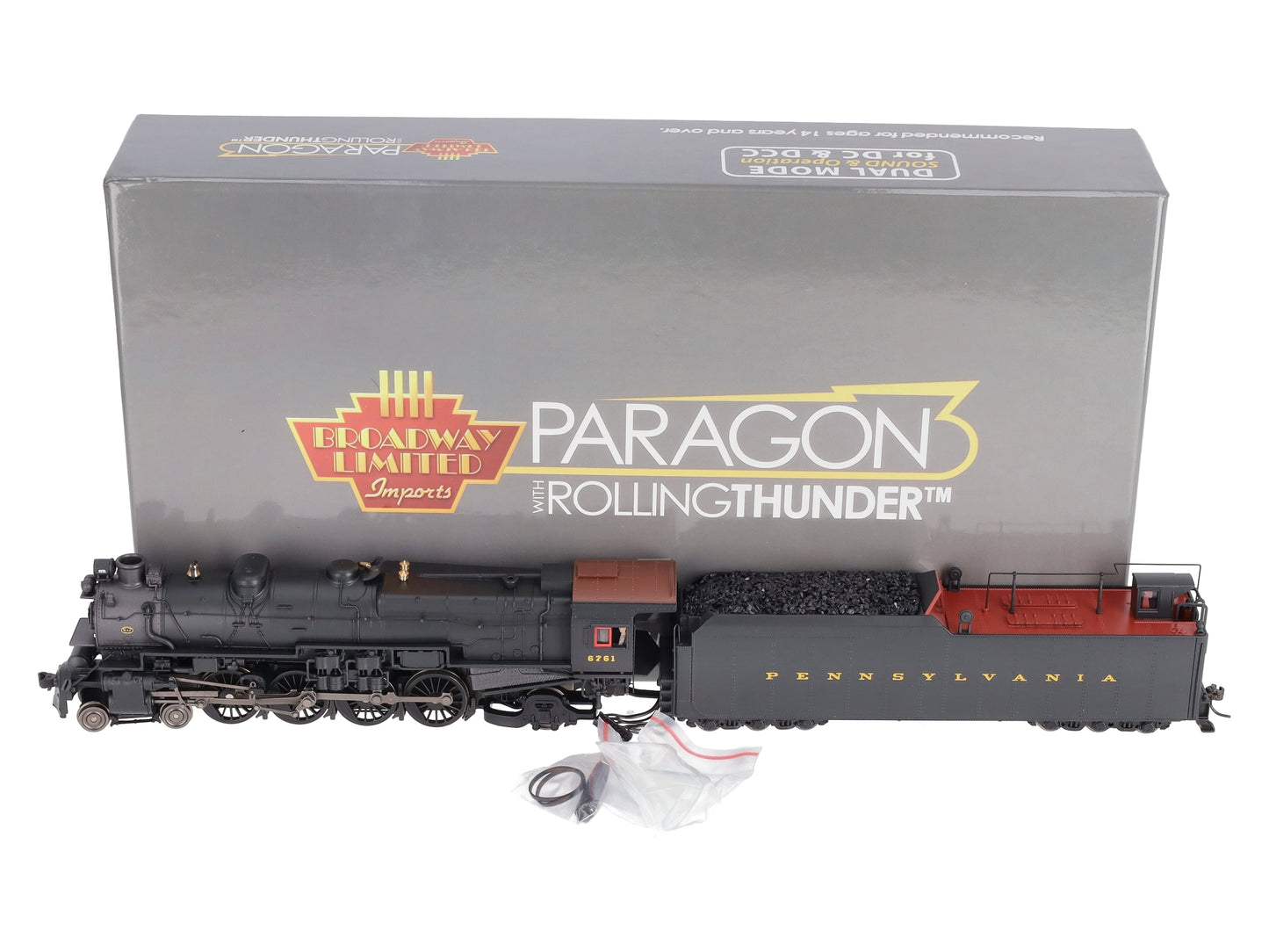 Broadway Limited 4081 HO PRR Railroad Class M1a 4-8-2 Steam Engine #6761